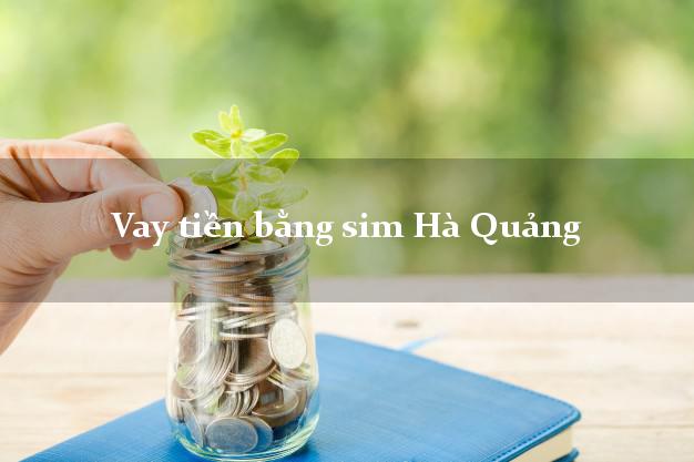 Vay tiền bằng sim Hà Quảng Cao Bằng Vay tiền bằng sim Hà Quảng Cao Bằng